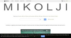 Desktop Screenshot of mikolji.com